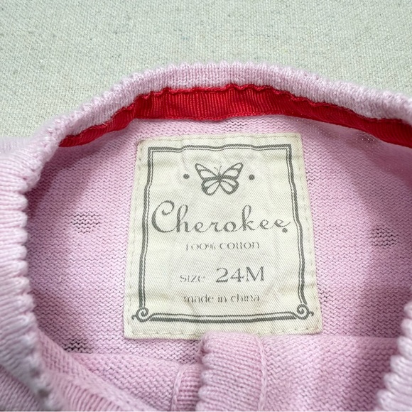 Cherokee Pink with Red Mittens & Polka Dots - Size 24months - Picture 4 of 16